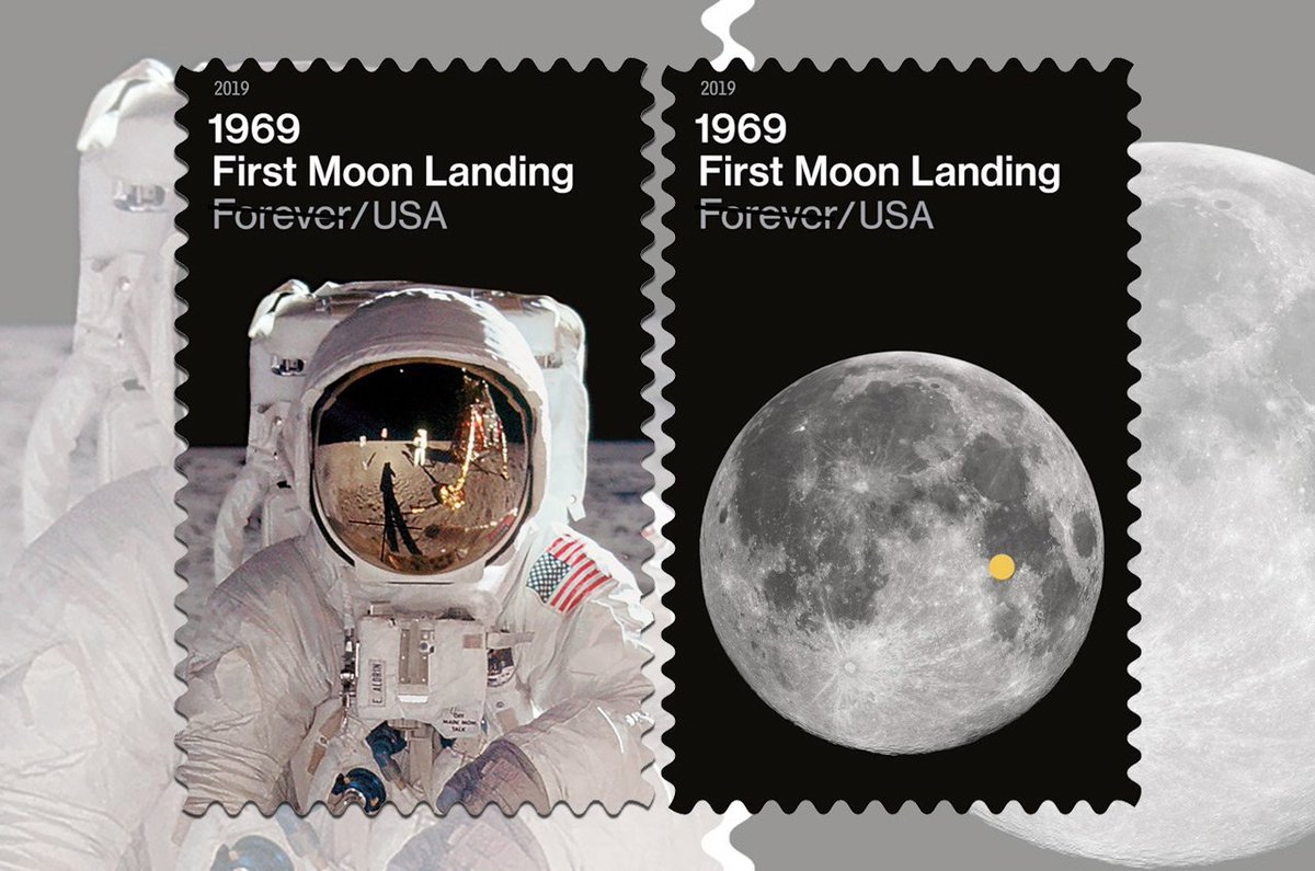 collectSPACE (@collectspace) on Twitter photo .<a href="/USPS/">U.S. Postal Service</a> reveals stamps for moon landing 50th anniversary: collectspace.com/news/news-0321… #Apollo50 .<a href="/USPS/">U.S. Postal Service</a> reveals stamps for moon landing 50th anniversary: collectspace.com/news/news-0321… #Apollo50