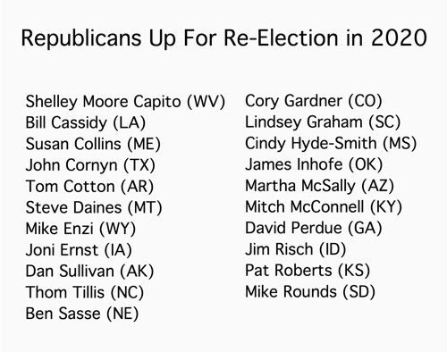 ShawnInArizona's tweet photo. We messed up, hindsight being 20/20

But we have a chance to make it all up in 2020

Did you know there are over 20 GOP Senator seats up for relection?

Start supporting their Dem oppenents now, you can likely find them by hashtagging your state + Sen

#AzSen #CoSen #NCSen etc.. https://t.co/OhxYJTdxYI