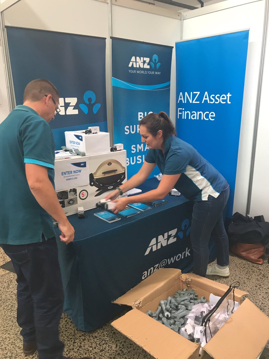 Set up for the Mitre 10 Trade Expo #ANZ_AU #buildingandinnovationexpo #Hobart #Community