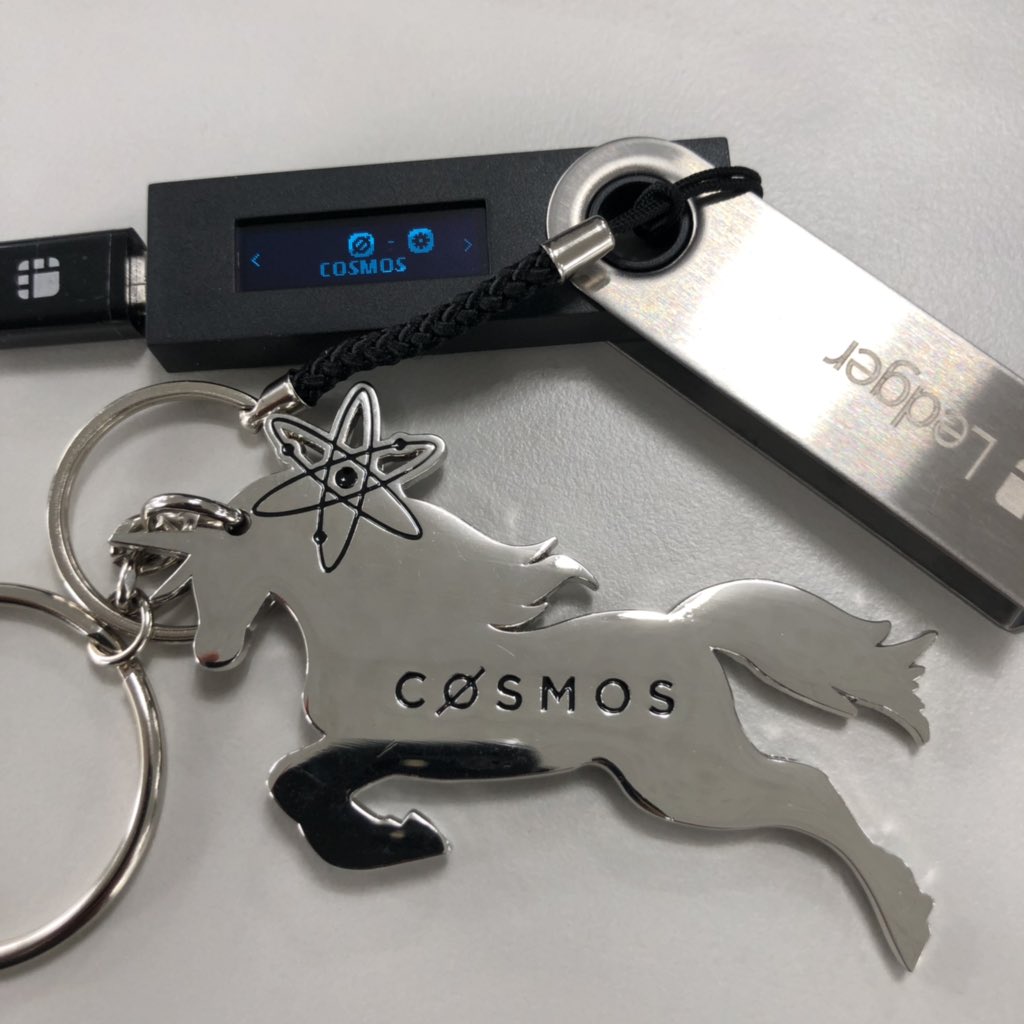 MichaelAteam's tweet photo. The safest wallet, Ledger Nano, supports Cosmos Atom. #Cosmos #Atom #Tendermint #LedgerNano #NodeAteam #CosmosValidator https://t.co/WhhAKUgG39