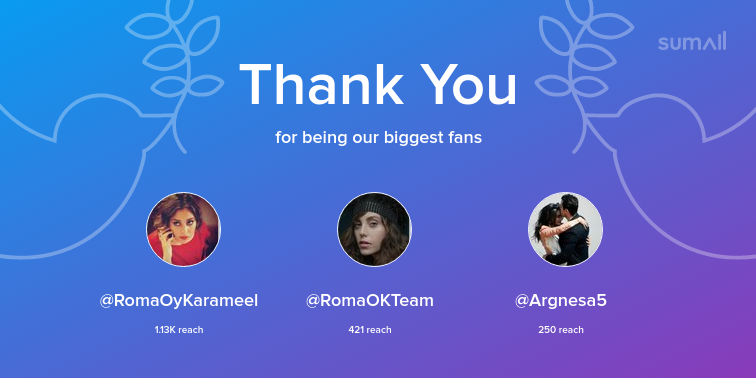 turkishfantasy's tweet photo. Our biggest fans this week: @RomaOyKarameel, @RomaOKTeam, @Argnesa5. Thank you! via https://t.co/QY47E0PlL2 https://t.co/JWTRdFklzf