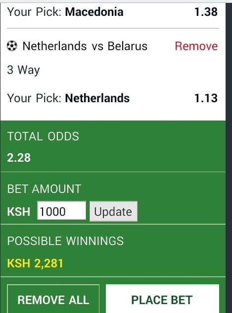 sternlyOG's tweet photo. ⚽Today's double your stake match odds.
⚽stake 1000 and above all on home Win!
⚽⚽⚽⚽⚽
Belgium vs Russia
Croatia vs Azerbaijan
Macedonia vs latvia
Netherlands vs Belarus
#MakeItCount
#OGtips https://t.co/XDsgQBDr9Y