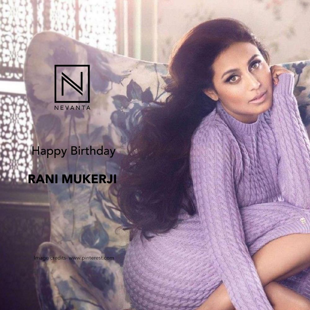 Here\s wishing Rani Mukerji a very Happy and fun-filled Birthday! 