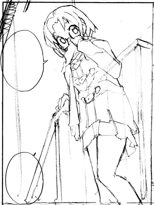 近況報告3月20日 新作 「見たいもの見せましょう」 進捗14
牛丸さん、恥ずかしいので体型が隠れる服装にしてます。
ろくもんせんHP→https://t.co/DKHLBvSzn4 