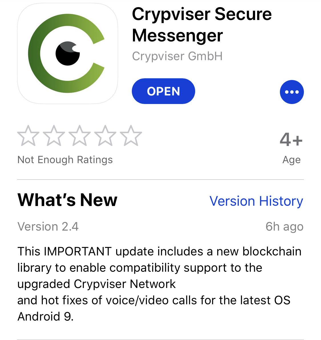 CrypviserJ's tweet photo. Crypviserネットワークのハードフォークが完了し、
対応したアップデートが公開されました。 https://t.co/cLUpSs3Pta