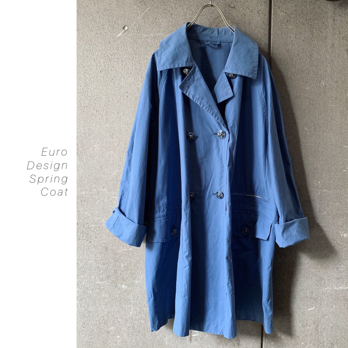 taffee_shop's tweet photo. #europe
#doublebreastedcoat
#halfcoat
#springcoat 入荷☆
ブルーグレーカラーが可愛い
Euroハーフコート♫
こちらもかなり薄手で◎
#Taffee #宮崎 #古着 #ユーロ古着 #ハーフコート #スプリングコート #古着mix https://t.co/WgdD9oj9zt