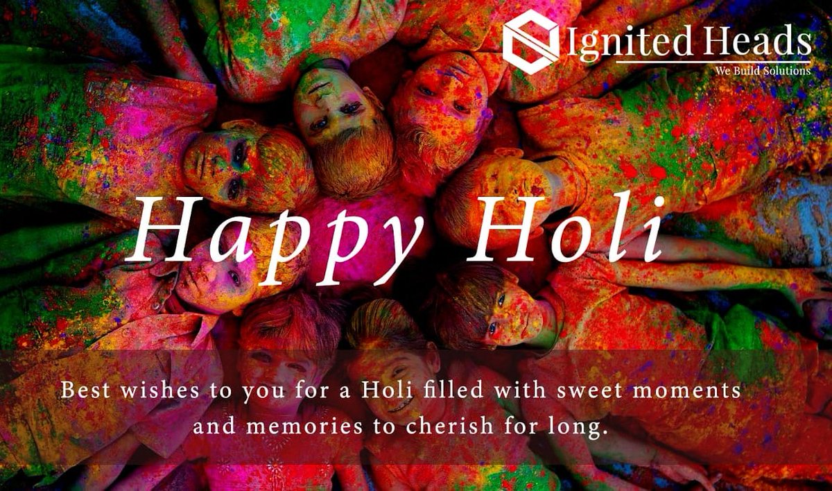 ignitedheads's tweet photo. May the red of the gulal bring prosperity and the yellow of the haldi bring health. Happy Holi to all of you! https://t.co/jXhmlMMSKT