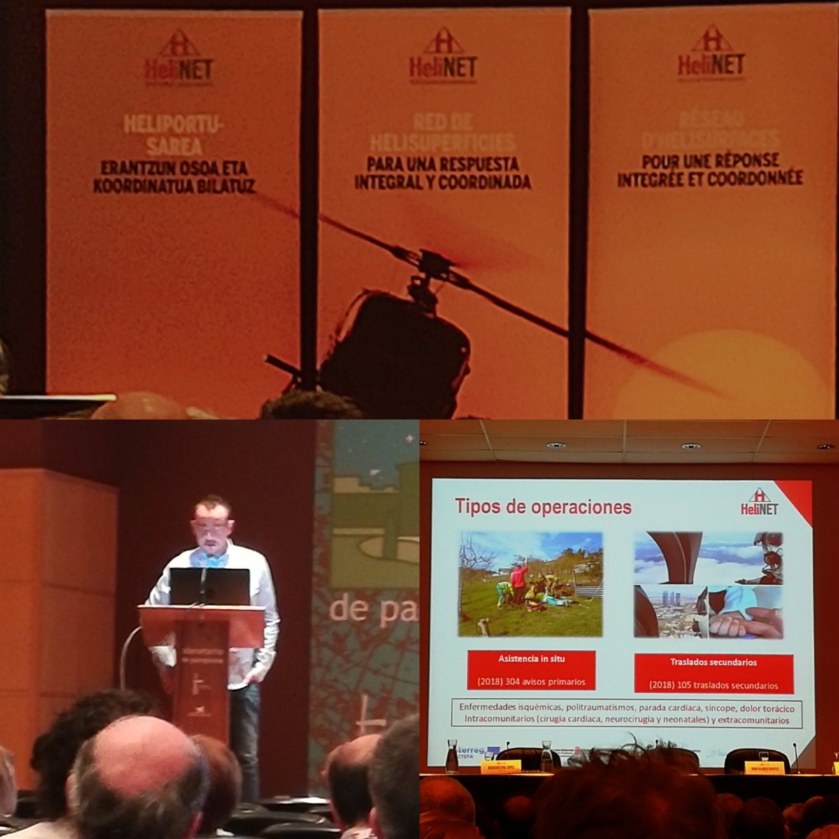 angelmarinta's tweet image. Proyecto #HELINET, 2a jornada en Pamplona.
Interviene nuestro compañero Urko Blanco explicándonos la operatividad del #helicoptero sanitario Tango0 #emergentziak #Osakidetza
#HEMS #EMS #Emergencias