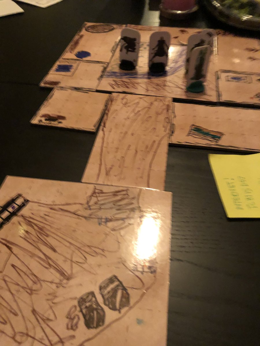 skullmandible's tweet photo. they were exploring an ancient vineyard so I got them some dragon goblets and stripped the label off some sparkling grape juice and replaced it with a handmade distressed draconic label https://t.co/PuRnKFjYT9