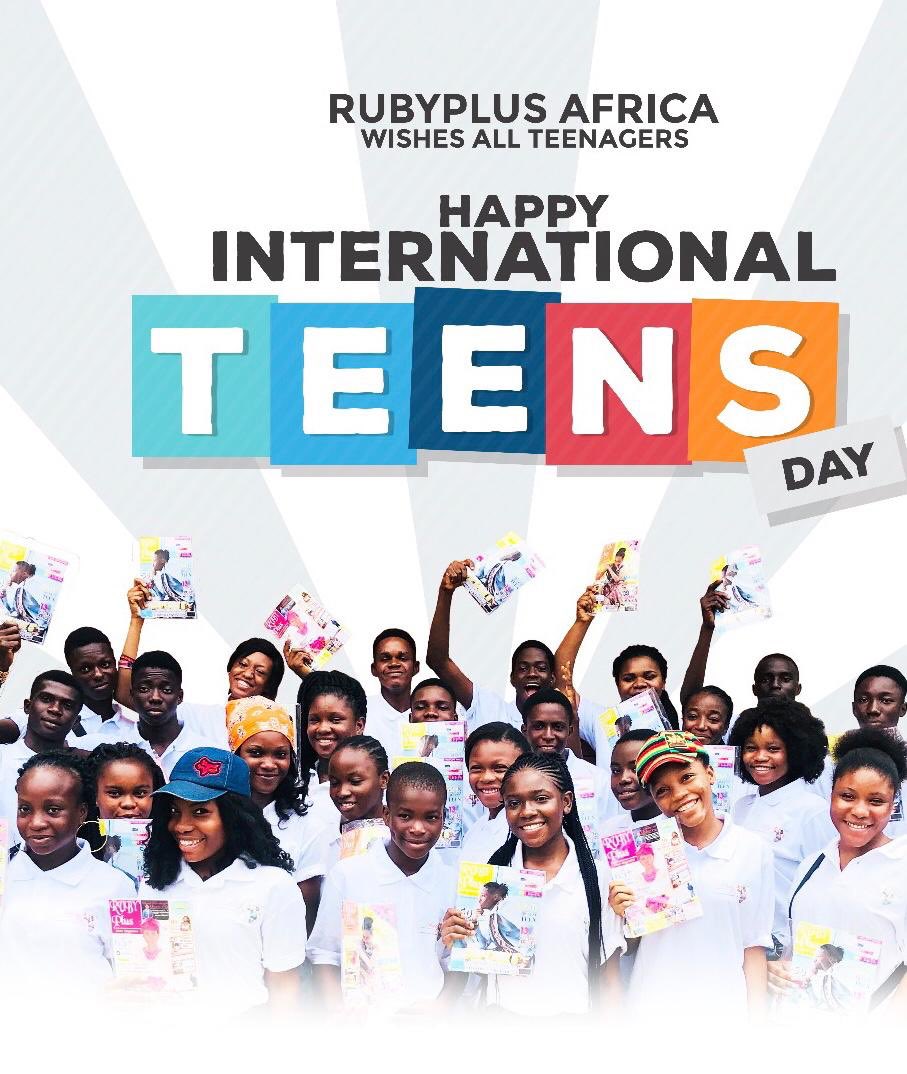 rubyplusafrica's tweet image. A day to celebrate and renew our commitment to moulding a desirable future for African teenagers. 

It’s the INTERNATIONAL TEENS DAY today. 

We join the rest of the world to celebrate as we hope and work for a promising future. 🤗🥳🤩

#HappyInternationalTeensDay 😎