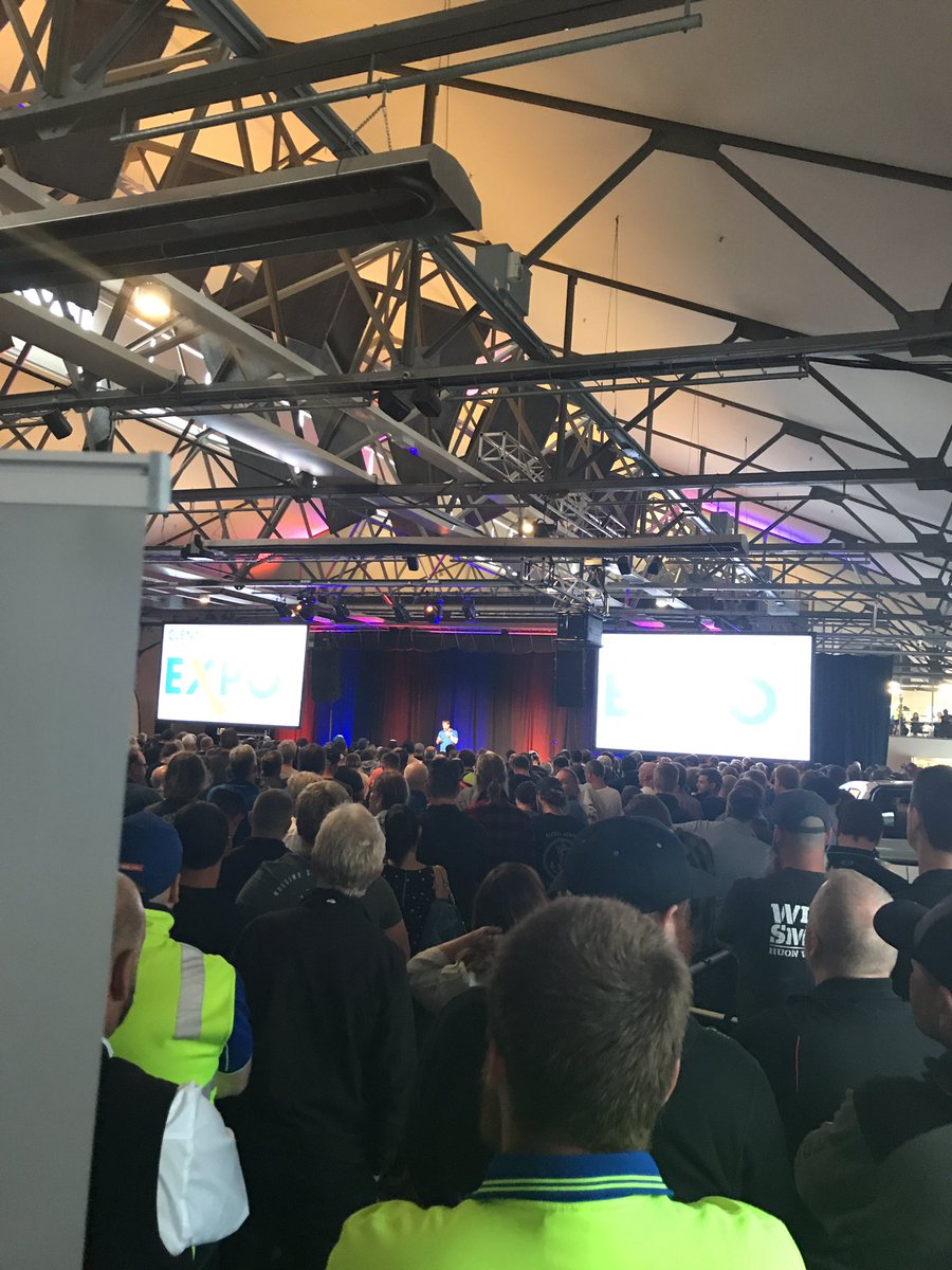 Not a bad turnout #ANZ_AU #Hobart #Community #buildingandinnovationexpo