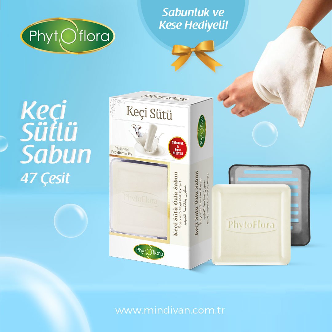 Kese ve Sabunluk Hediyeli!

Phytoflora Keçi Sütlü Sabun

Diğer çeşit ve ürünlerimizi incelemek için linke tıklayın
mindivan.com.tr/kat…/bitkisel-kozmetik-urunleri…

#phytoflora #keçisütlü #sabun #goatmilk #soap