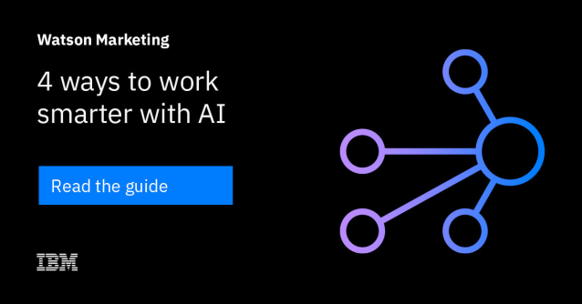 WRaschhofer's tweet photo. Smarten your Marketing with AI! #WatsonMarketing @IBMforMarketing https://t.co/skYn0EwWkV https://t.co/1XJOkd1AOr