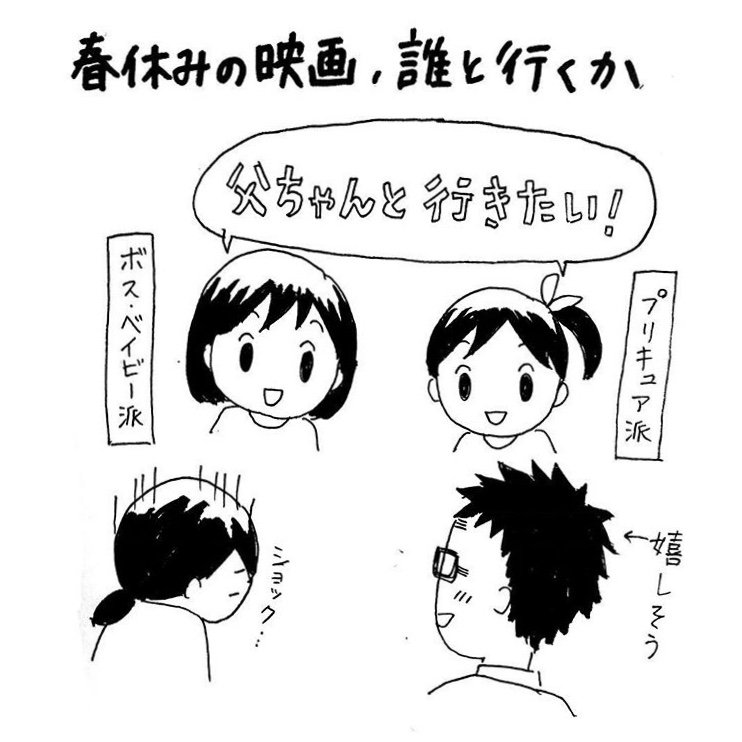 二手に別れる時、二人とも父ちゃんを選ぶ…悲しい…。長女7歳次女4歳の頃。 