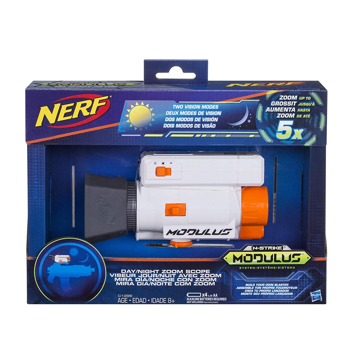 Nerf just got more tactical! Nerf Modulus Day/Night Zoom Scope amazon.com/gp/product/B01… Time for a light out Nerf war. #NightVision #TacticalAdvantage #SurvivalGames #tactics #OwnTheNight #NightCombat #milsim