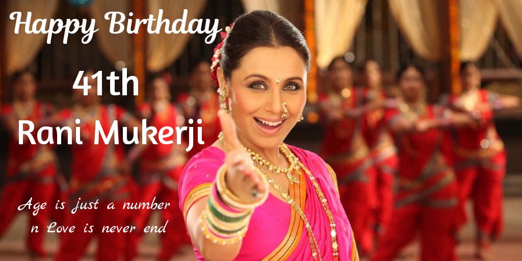 Happy Birthday our Queen Rani Mukerji

We love you and we miss you  