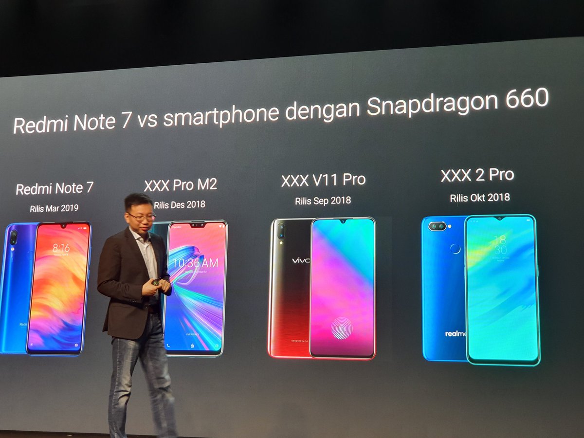 gadtorade's tweet image. Walaupun prosesornya sama, #Snapdragon660 , tidak ada yg secepat #RedmiNote7 ,klaim Xiaomi, karena clock speed yg lain disunat 😅
