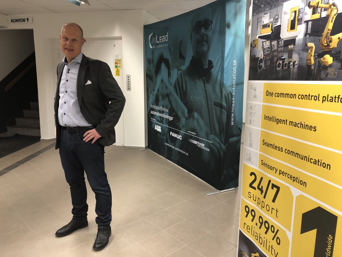 AutoSmaland's tweet image. Automation Småland spanar på #Robotlyftet idag på #InLead. @tillvaxtverket @regionjkpg @JonkopingUni @liu_universitet @LTUniv @sinfsverige