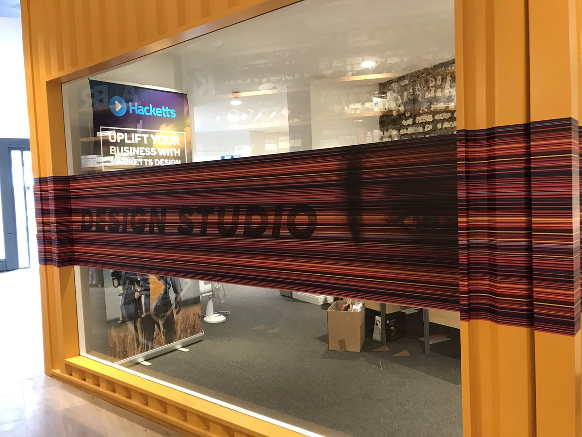 DesignHacketts's tweet image. We’ve been busy re-styling the studio, drop in &amp;amp; speak to the team about uplifting your space... #windowgraphics #design #studio #dublin #rt #image #colour
