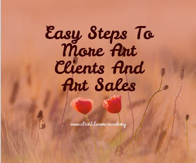 Easy Steps To More Art Clients And Art Sales
more on:
client.louvre.academy
#marketing , #career, #strategy , #success , #entrepreneur , #coach , #inspiration , #motivation , #art , #artist , #artwork , #sellart , #buyart , #doyourart , #fineart, #howto , #artcareer , #arttips