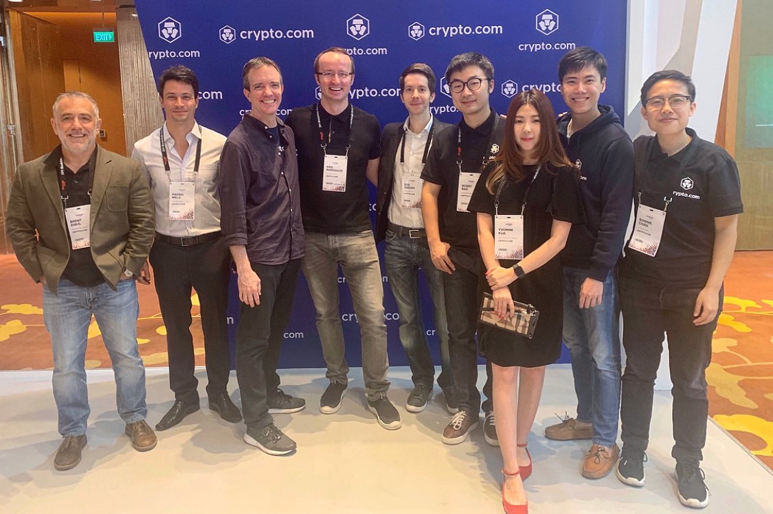 Team @cryptocom at @money2020 SG! It was great catching up with people from  the payments & #FinTech industry. #M2020Asia