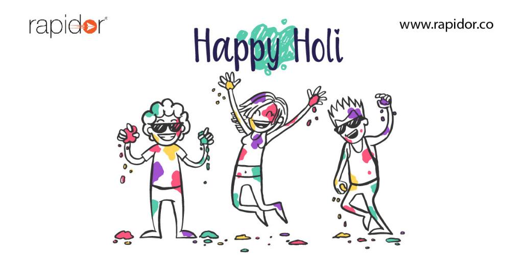 Let the colors of Holi spread the message of peace and happiness..!