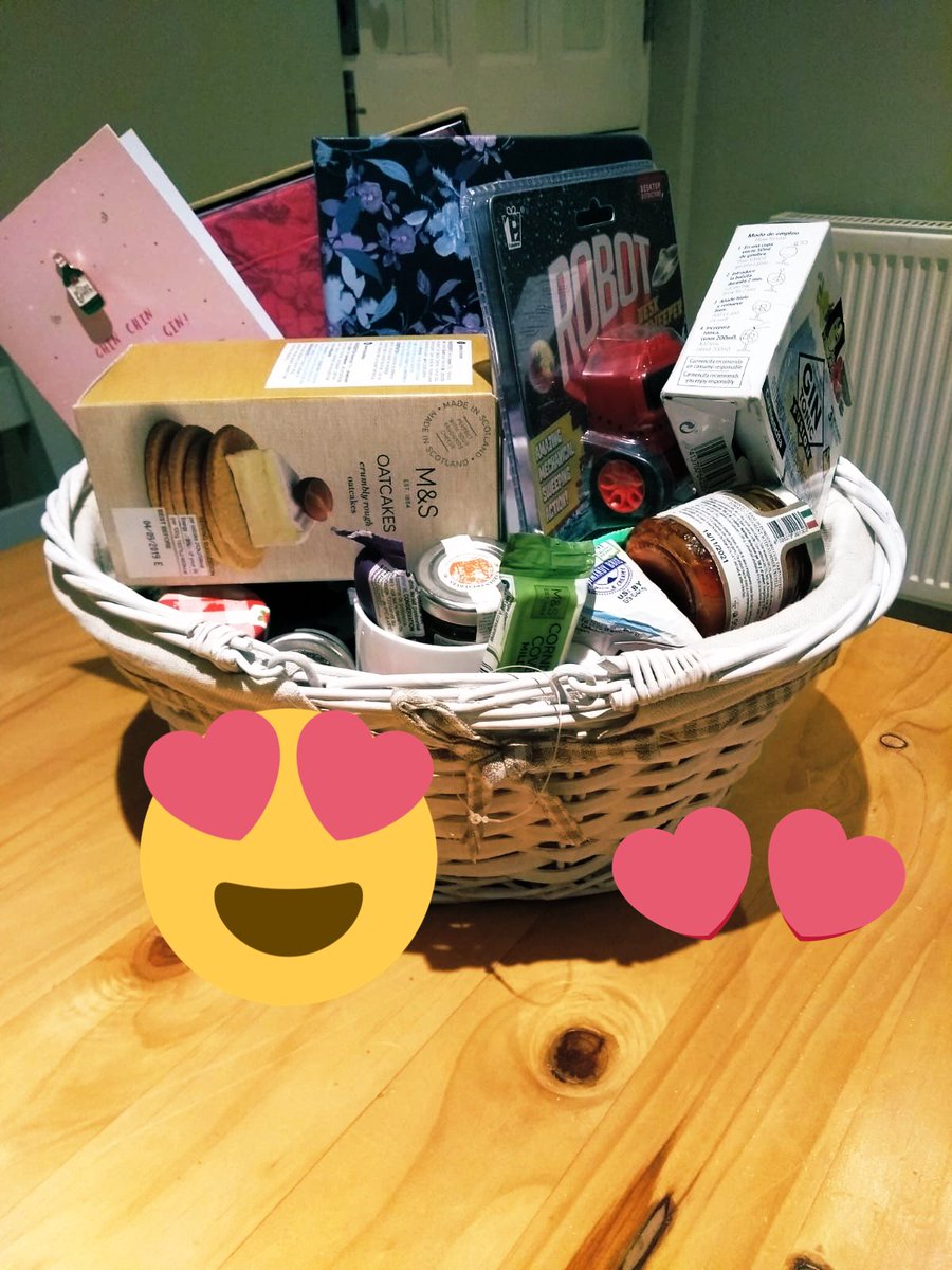 BNatzyl's tweet photo. Amazing belated birthday hamper from my mobile team - they know me well 😍food and stationary😆😁🤗💚💚💚 #area65 @Kezzad7 @gjwry @NickoRobo46 https://t.co/WSS3n5Syuc