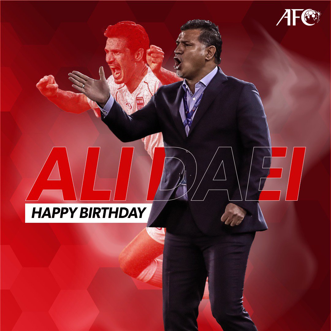  Join us in wishing   legend, Ali Daei a happy 5  0  th birthday! 