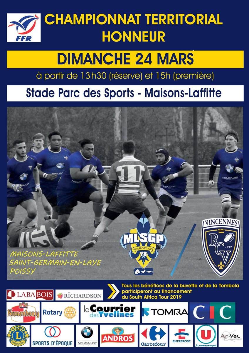 MLSGPFIVE's tweet photo. Venez nombreux dimanche soutenir nos seniors !
#Allezlesmachines #ObjectifMontee https://t.co/IZ3RX4sktD