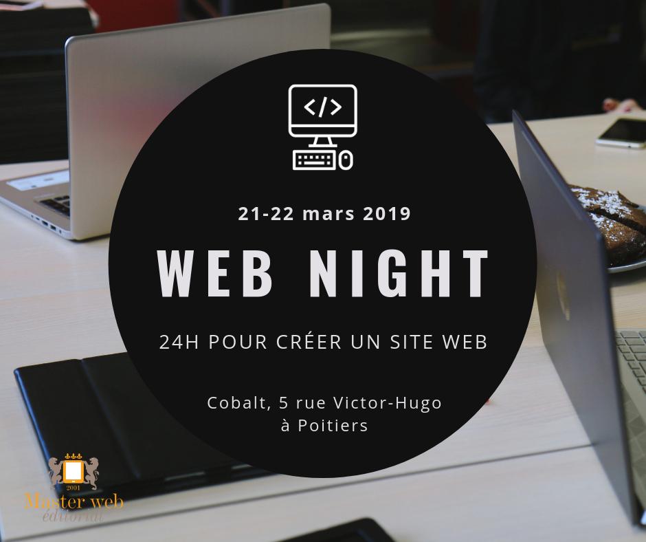 MasterWebEdito's tweet photo. A partir de 14h30 aujourd'hui, c'est la #Webnight2019 ! Nos étudiants vont s'affronter autour de projets réalisés en 24h.
Bon courage à tous !
-MB
#MasterWebEdito #Master #MWE #WebNight #Poitiers https://t.co/DDOXPQ56lP