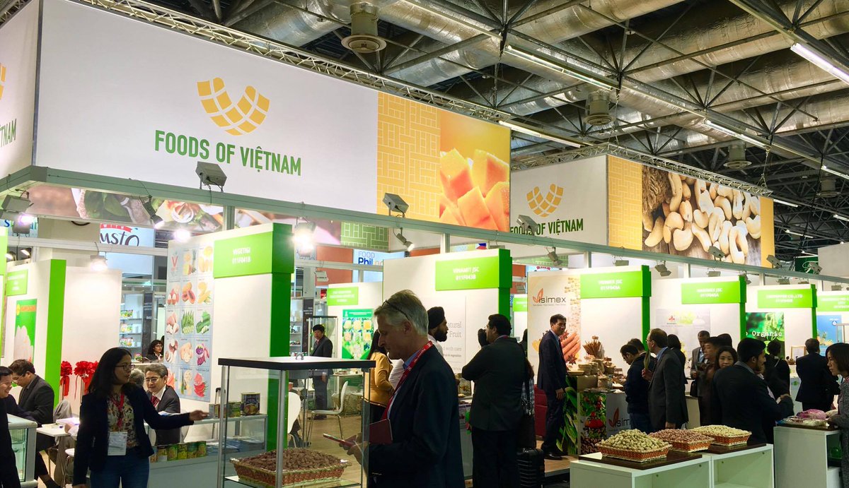 ExportVietrade's tweet photo. #Anuga Oct 2019. More than 20 famous Vietnamese companies will showcase their good #food for #exportation with #Vietrade #Vietnam #foodsofvietnam #tastethefuture https://t.co/4xajesLQwd