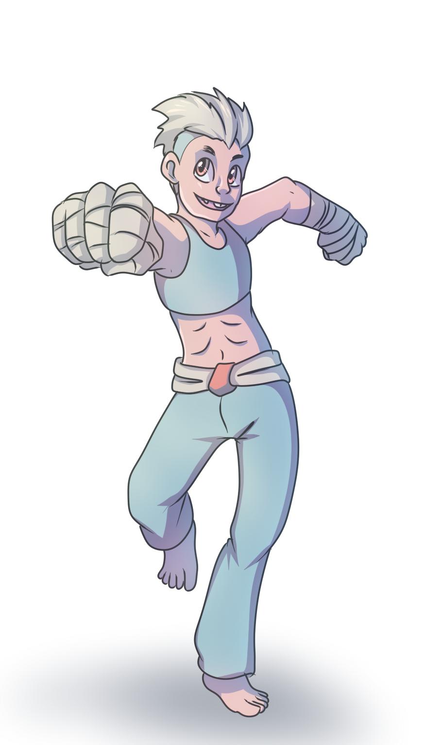 Kelz On Twitter Machop Misdreavus And Phanpy For My Pokemon Gijinka