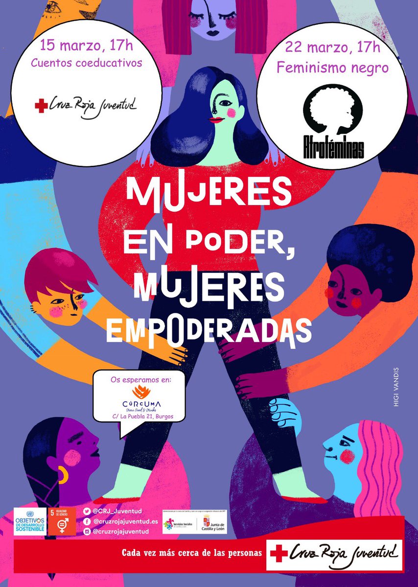 CRJCyL's tweet photo. Anímense!!!!!Mañana viernes, a las 17 horas en #Burgos feminismo negro, a cargo de Afrofeminas!!!!Muy muy interesante!!!! #MUJERESENPODER #8MconCRJ @crj_burgos https://t.co/vqiROTTrzE