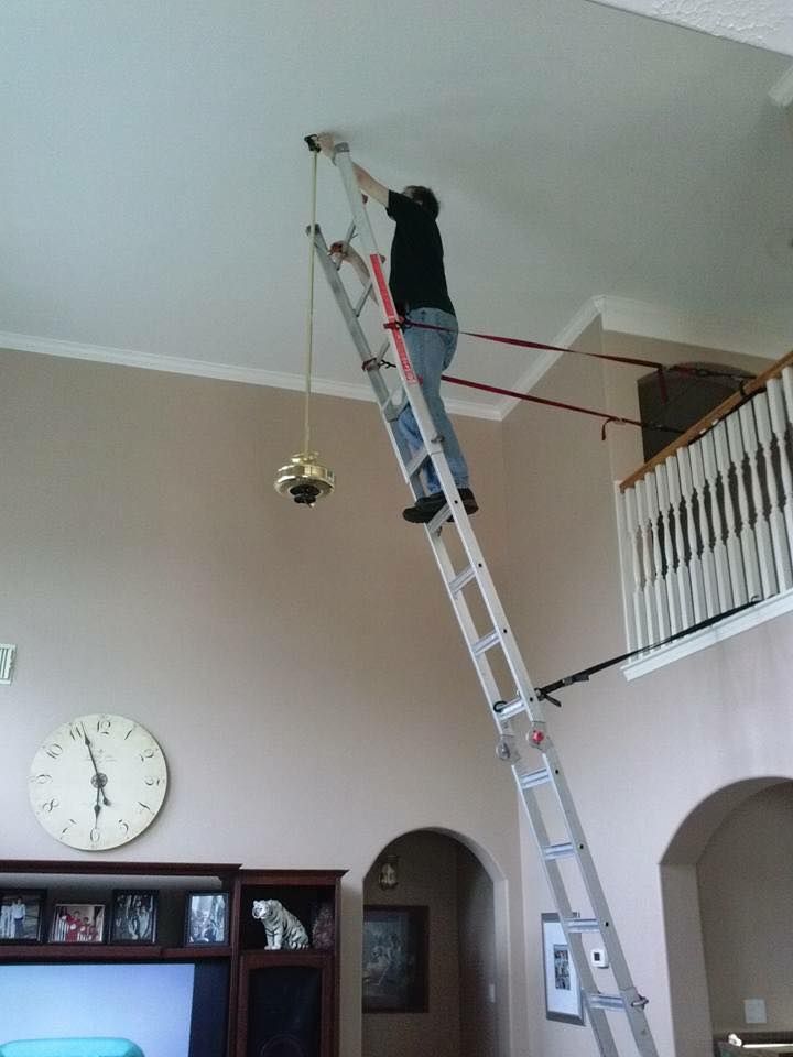 BPS_Access's tweet photo. I wouldn't do this at home! On a serious note, always make sure you use the right tool for the job! #ladderfail #laddertip https://t.co/aMbsq3n8Sk