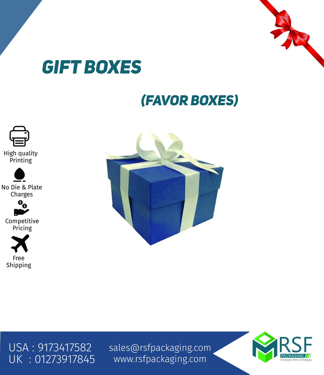 rsfpackagings's tweet image. #Giftboxes available for every purpose. At #RSFPackaging, we offer a huge range of gift boxes for all types of gifts and products for every occasion.
Grab Now bit.ly/2JFbch9

#ThursdayThought #gifts #giftsfordad #giftsforher #giftsforhim 
#DeadlyClass #packagingsupplies