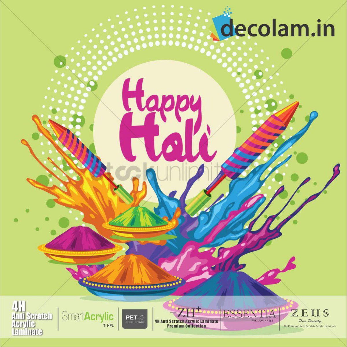 decolam2016's tweet photo. Decolam wishing you HAPPY HOLI 2K19 !! https://t.co/ovEiSTStJn