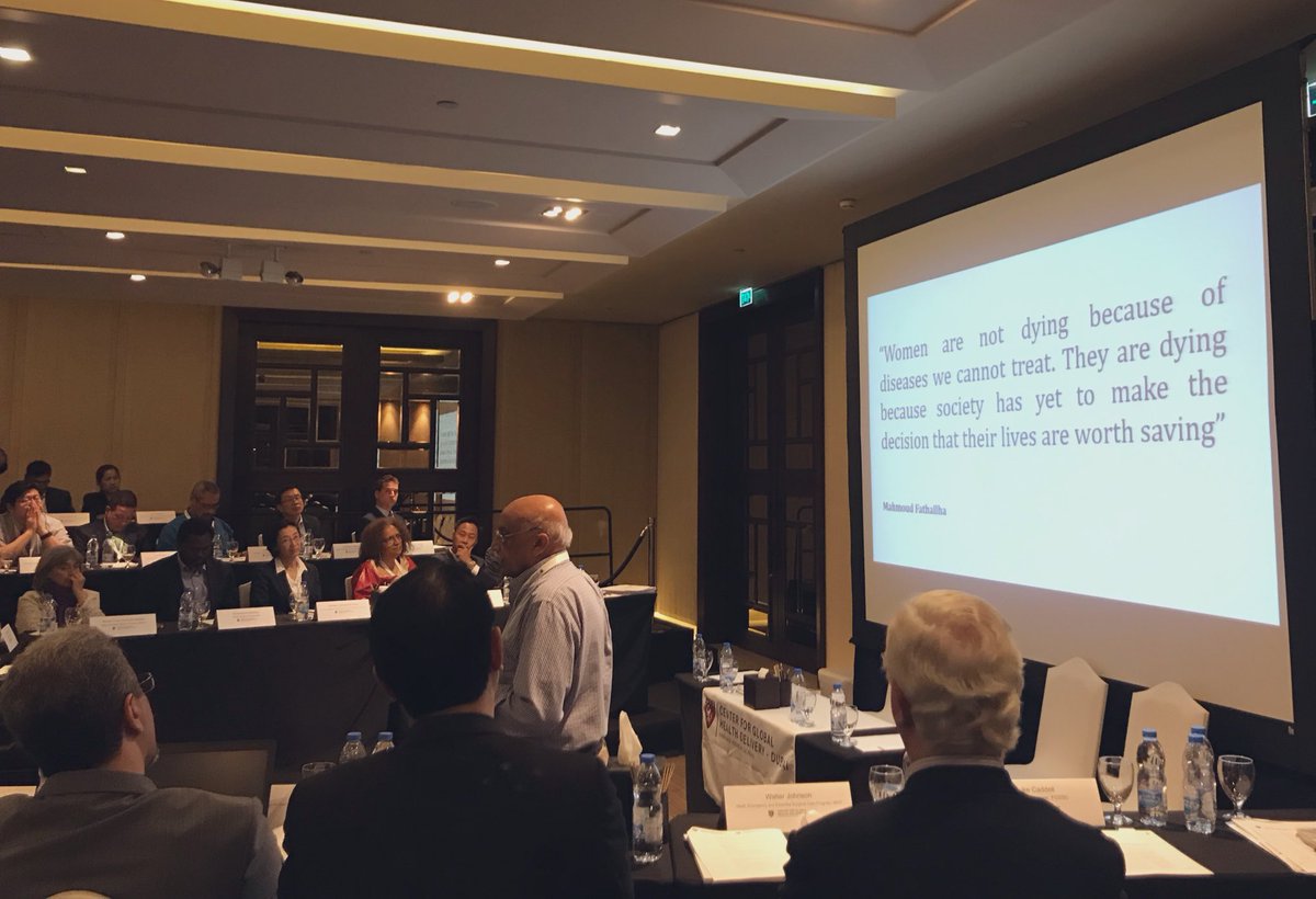 “Women are not dying because of diseases we cannot treat. They are dying because society has yet to make the decision that their lives are worth saving.” Dr. Shershah Syed of @fistulasurgeons quoting Mahmoud Fathallha at #NSOAP2019. #SurgeryforAll #UHC #SDG3