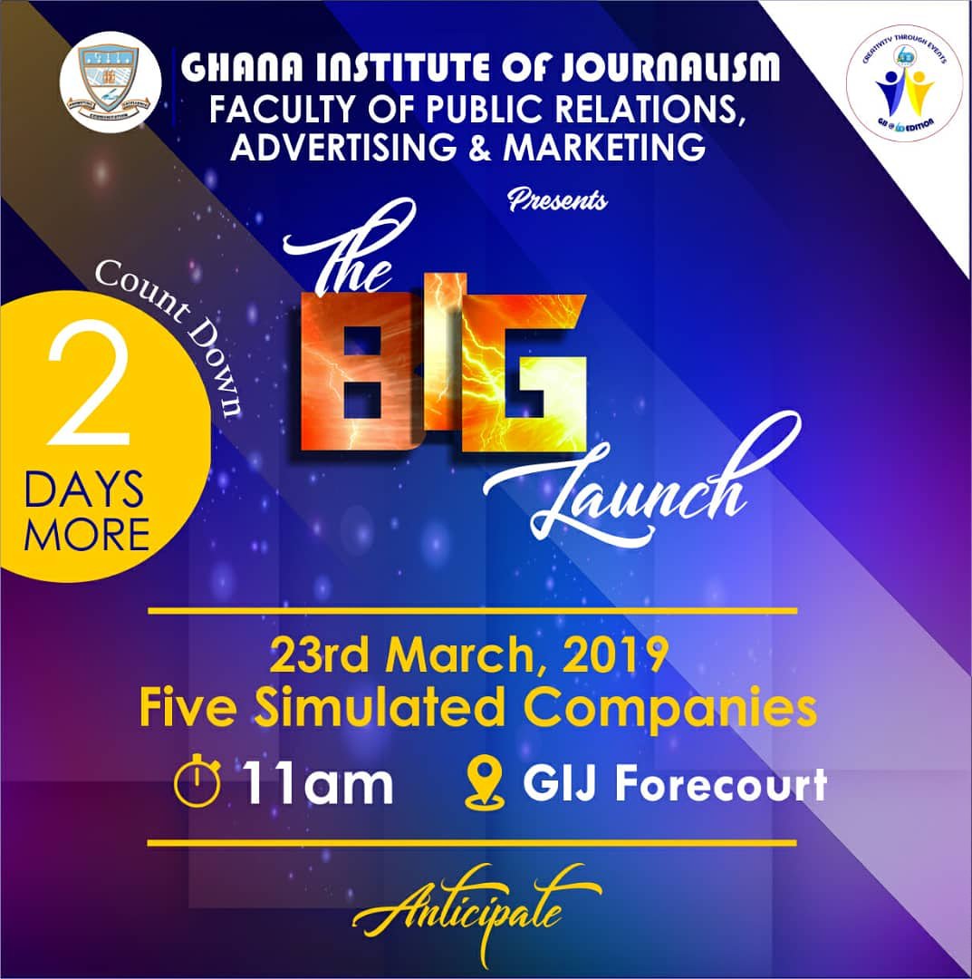 FatiWhite2's tweet photo. It's drawing nearer and nearer!
#Creativity_Through_Events
#PR_Project_19
#GIJ_PR_EVENTS
#GIJ_At_60 https://t.co/GLNfkjIAxl
