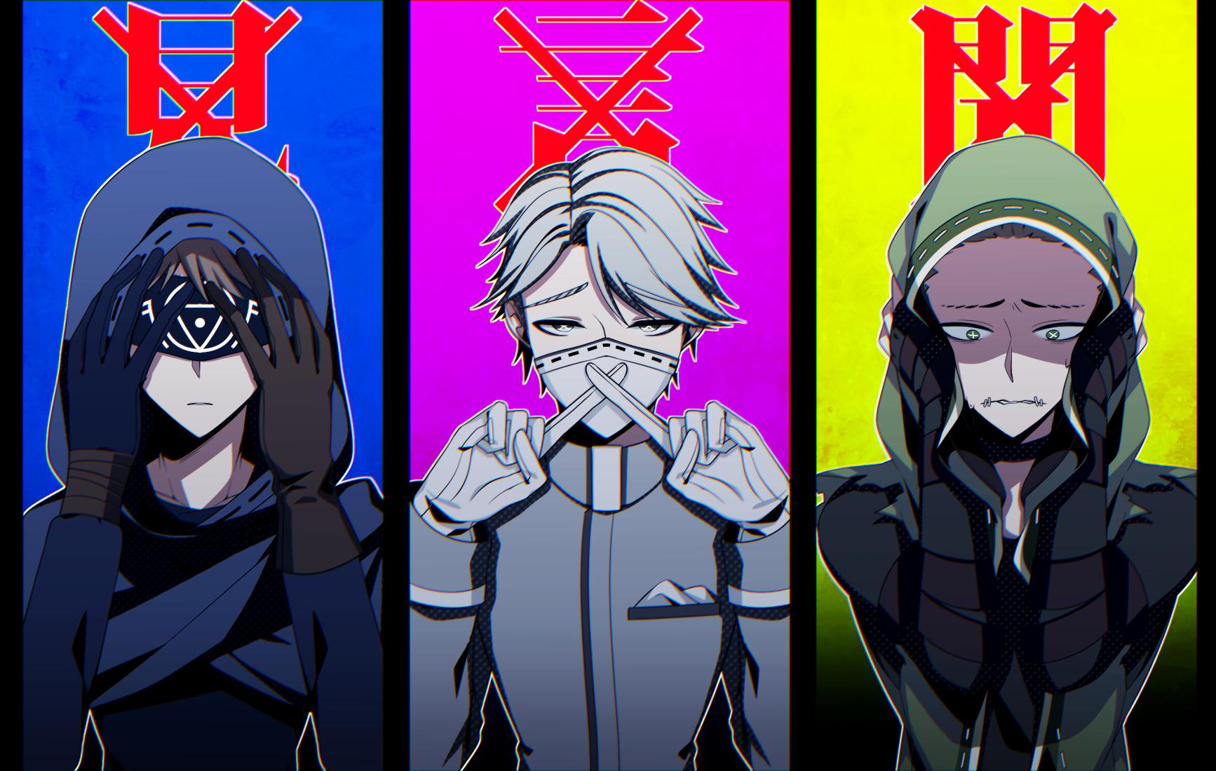 ぽにたさん Auf Twitter 見ざる言わざる聞かざる 第五人格イラスト Identityvイラスト T Co 1pzzcsxjev Twitter