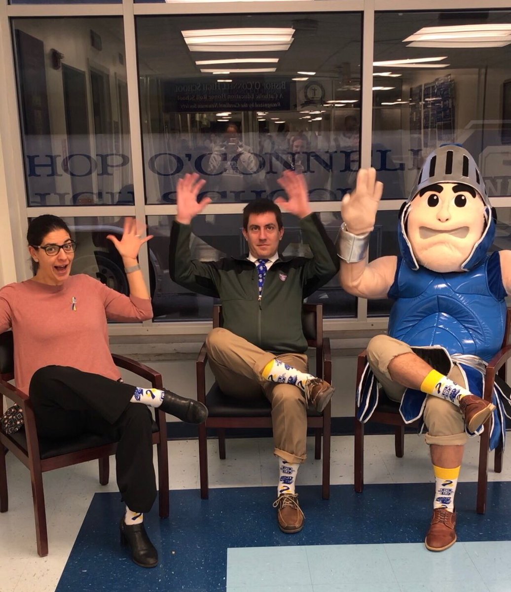 BillBetthauser's tweet photo. Crazy socks! 🧦 @OConnellHS #WorldDownSyndromeAwarenessDay #BetterTogether https://t.co/KWVhBQjeO3