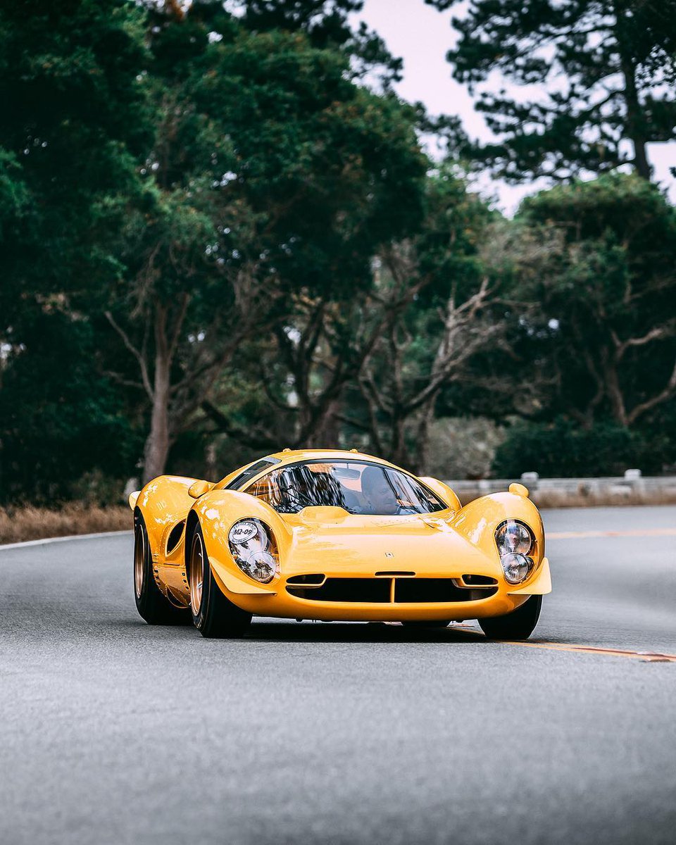 car_douche's tweet photo. Ferrari 412 P 1967
Mid-engined race car. 412 P was a "customer version" of the famous 330 P3 race car, built for independent teams. It was powered by a 4.0L Ferrari V12 engine generating 420 HP.
#ferrari #412p #f1 #formula1 #motorsport #cardouche https://t.co/bZclK9rSfU
