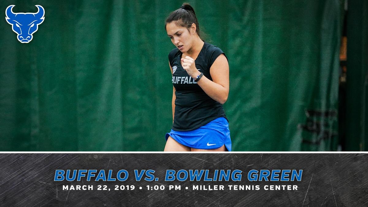 SmarandaStan's tweet photo. First conference match of the year at home against Bowling Green tomorrow 1:00 pm at Miller Tennis Center #UBhonsUP #UBSTRONGERTOGETHER #OURHOUSE 🤘 https://t.co/p61nJMtk2I