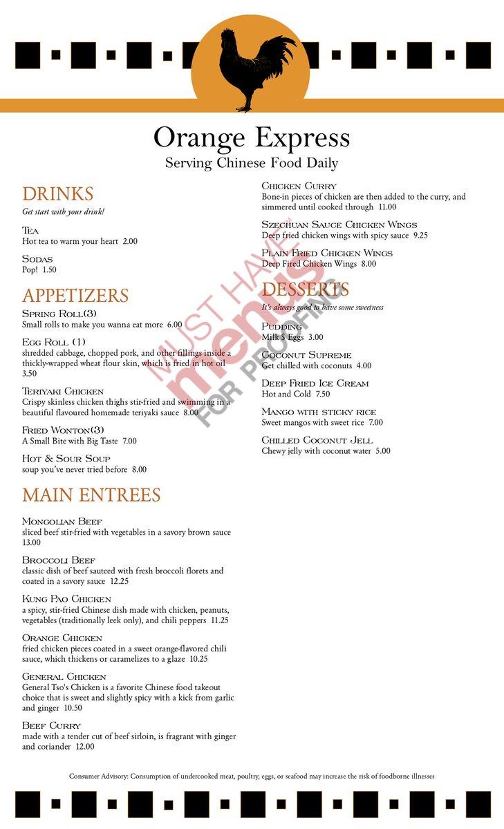 OrangeExpress4's tweet image. Our restaurant serves the best Chinese food and Our highlight on the menu will be our General Chicken and Orange Chicken!