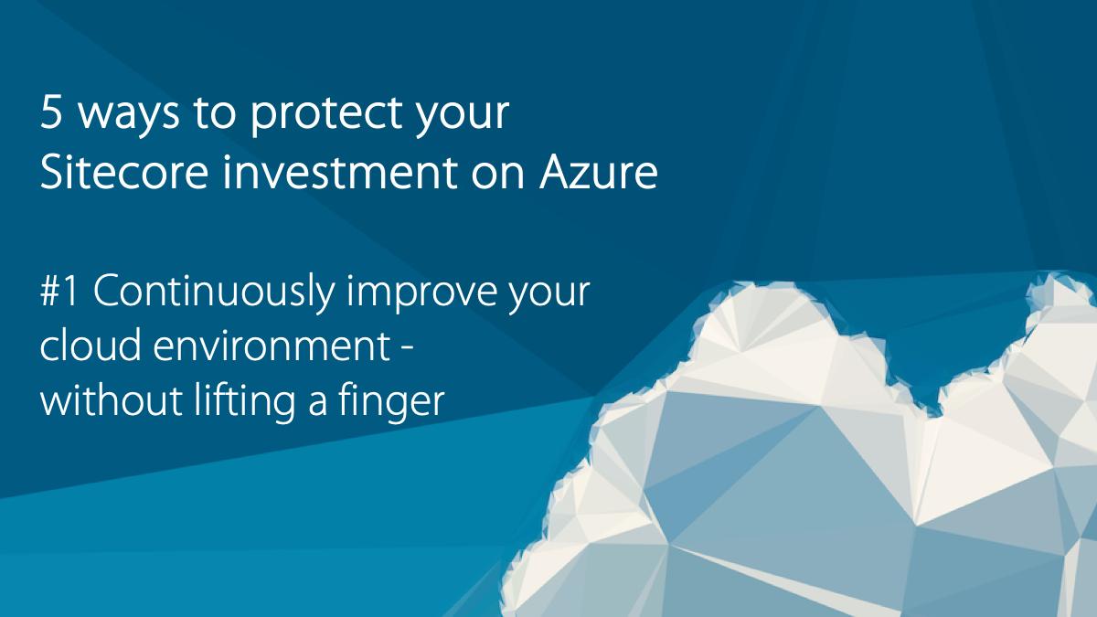 AzureBlueprint's tweet photo. While your #sitecore cloud application improves over time, your #Azure foundation won’t - unless you have Azure Blueprint, a managed reference architecture automatically maintaining and updating it over your Sitecore solution’s entire lifecycle. Learn more https://t.co/1FuM5e1SAF https://t.co/qCieHTYog5