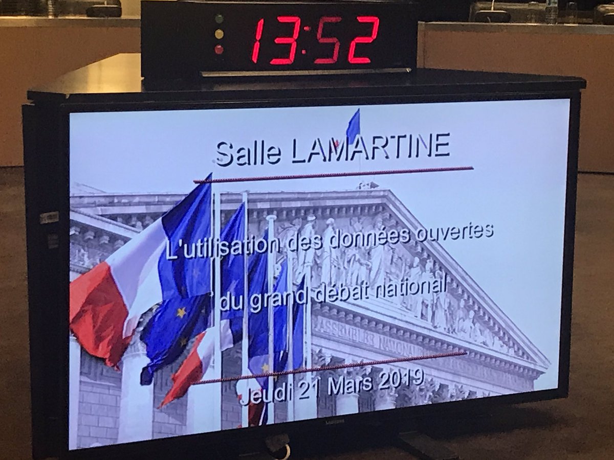 PaulaForteza's tweet photo. Dans quelques minutes vous pourrez suivre les débats entre députés et initiatives officielles ou issues de la société civile d’analyse des données du #GrandDébatNational #opendata en préparation du hackathon #hackGDN. Posez vos questions ci-dessous ! 

👉 https://t.co/V5a7ifNDiv https://t.co/eye8bgMyRk