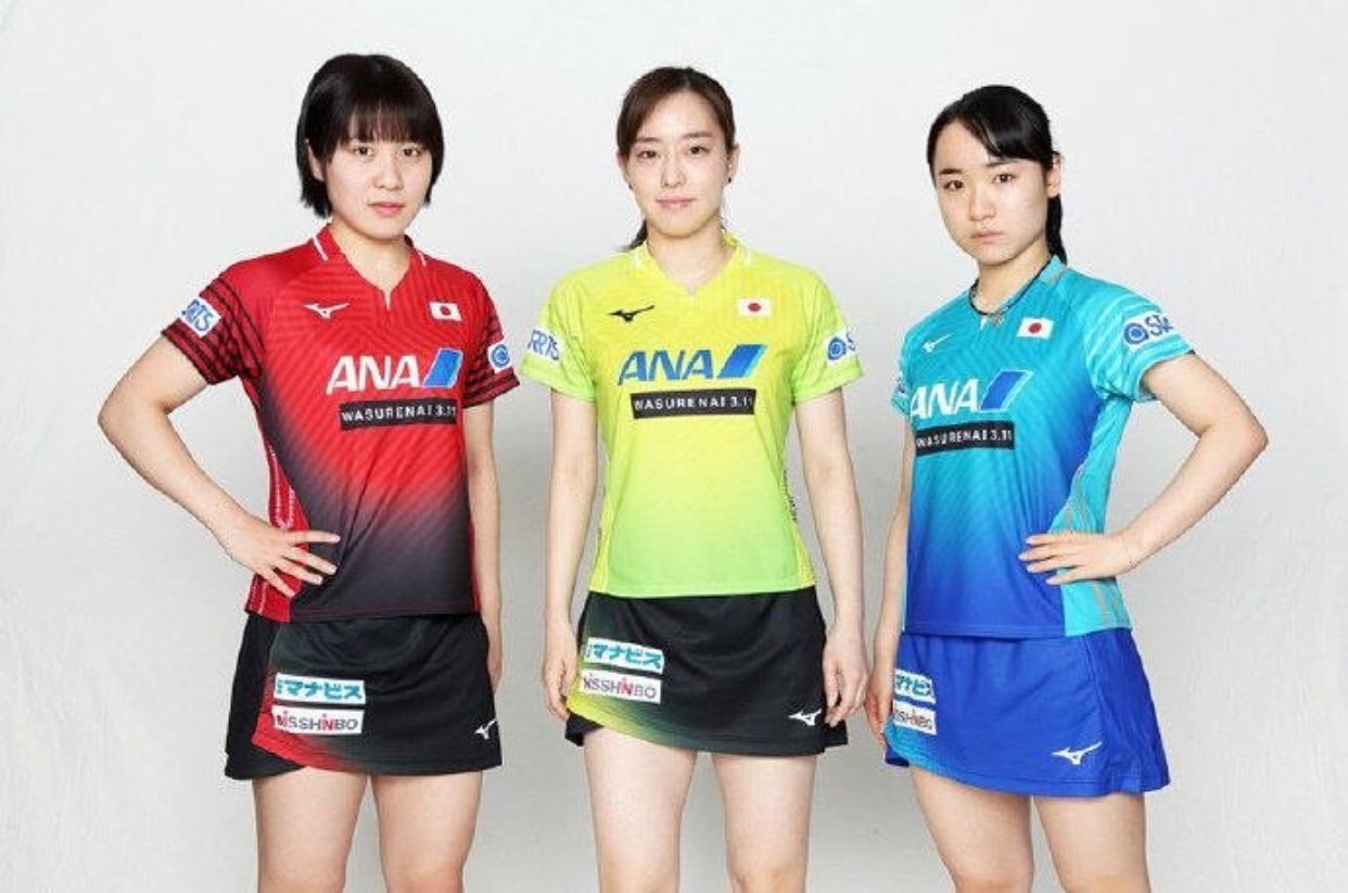 国際卓球連盟 卓球女子日本代表選手 の19国際大会オフィシャル新ユニフォーム いかがでしょう 卓球 Mizuno 平野美宇 石川佳純 伊藤美誠 T Co Ni40ngycia Twitter
