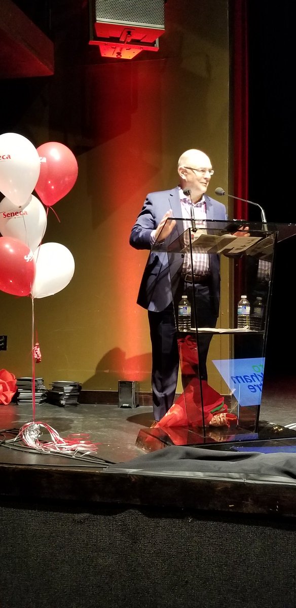 TheresaSeto's tweet photo. Opening remarks by Eric Lariviere, General Manager, Flato Markham Theater; Professor School of Marketing. @SenecaCollege @SenecaBusiness @SenecaMarketing #makeithappen #SenecaProud https://t.co/Z9OPHFwJ3e