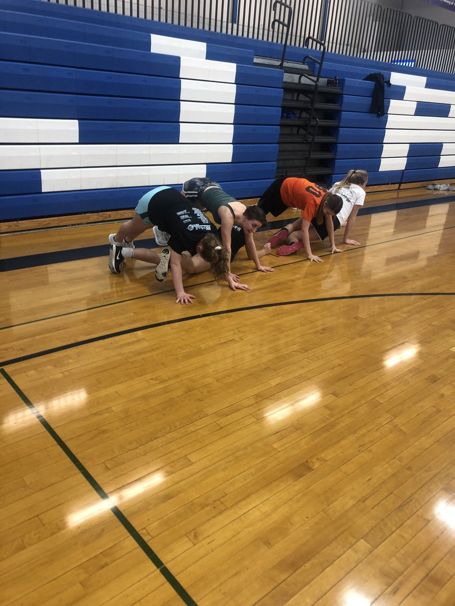 Team building day at track practice this week - making the most of indoor practice! <a href="/BBEschools/">BBE Public Schools</a>