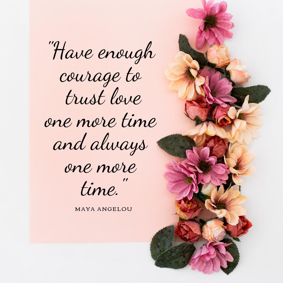 vavseusa's tweet photo. #WorldPoetryDay 📜

"Have enough courage to trust love
one more time and always one more time."

Maya Angelou https://t.co/kJCniwEYPV