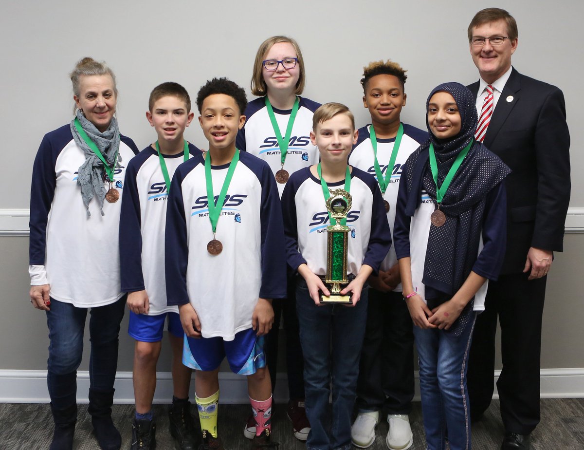 GastonSchools's tweet photo. Congratulations to all of our Math Elite middle school students that competed yesterday. The winners of the annual competition were: Cramerton Middle, First Place; Belmont Middle, Second Place and Stanley Middle, Third Place. https://t.co/sC1eZ9NGxp